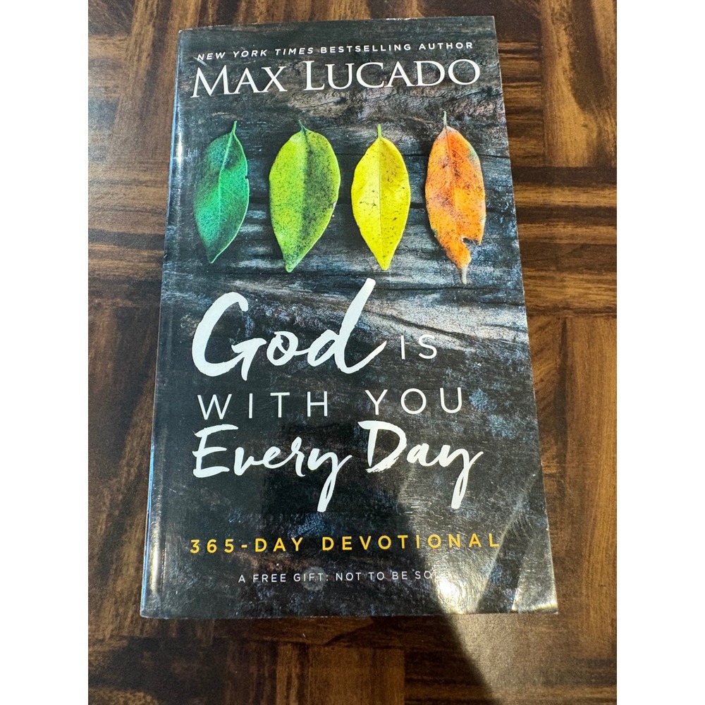 Max Lucado God Is With You Every Day 365 Day Devotional Paperback Thomas Nelson